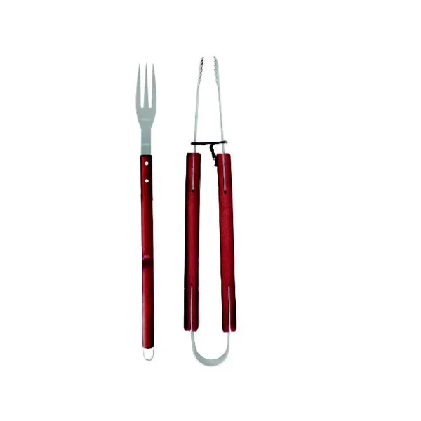 Kit 1 Garfo e 1 Pegador para Churrasco