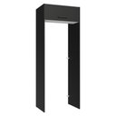 Ver imagem 1 de Porta-geladeira 83 Cm 1 Porta Basculante Preto/branco/preto Agata Madesa