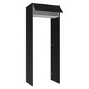 Ver imagem 7 de Porta-geladeira 83 Cm 1 Porta Basculante Preto/branco/preto Agata Madesa