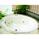 Ver imagem 2 de Banheira de Hidromassagem Ouro Fino Goldline Acrílica Redonda 1,50m x 40 cm 04 Jatos