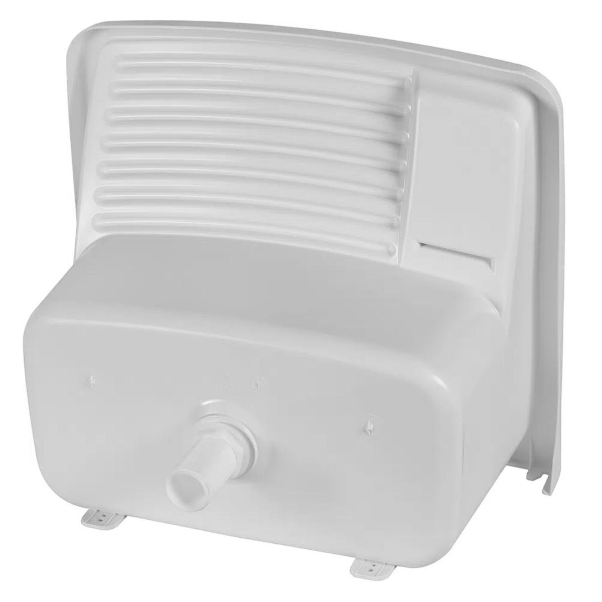 Tanque Lavanderia 22l Branco + Varal em Aço + Prendedor + Ralo - 7