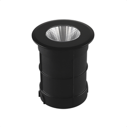 Embutido de Solo Led Taschibra Thin 3w Redondo Bivolt Preto - 1