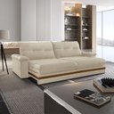 Ver imagem 1 de Sofá Avalon 02 Módulos de 100cm Br25cm Meu Sofá Online A294 Linho Creme