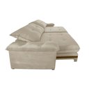 Ver imagem 5 de Sofá Avalon 02 Módulos de 100cm Br25cm Meu Sofá Online A294 Linho Creme