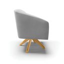 Ver mais imagens de Cadeira Sala de Jantar Giratória Ma30 Kit 2 Stella Suede D03 - D’Rossi