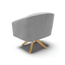 Ver imagem 7 de Cadeira Sala de Jantar Giratória Ma30 Kit 2 Stella Suede D03 - D’Rossi