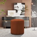 Ver imagem 5 de Kit 2 Puff Decorativo Sala de Estar Quarto Confortável Pés Madeira Viena