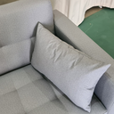 Ver imagem 4 de Sofá Chaise Gianni | Pé Cantoneira & Tecido Acquablock Impermeável | Medida 220cm | Cinza