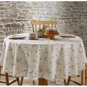 Toalha de Mesa Redonda Clean 4 lugares Esmeralda Dohler