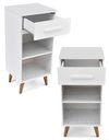 Ver imagem 3 de Balcão Módulo Multifuncional Bancada Mesa Apoio Lateral Ipê Cor:Branco