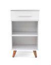 Ver imagem 2 de Balcão Módulo Multifuncional Bancada Mesa Apoio Lateral Ipê Cor:Branco