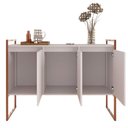 Ver imagem 4 de Buffet Aparador Industrial 3 Portas para Sala de Jantar
