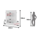 Ver imagem 2 de Cama Dobrável Cm8041 Branco - Tecno Mobili