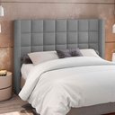 Ver imagem 2 de Cabeceira Cama Box Queen 160 Cm P05 Paris Bouclê Cinza - Lyam Decor
