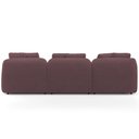 Ver imagem 2 de Sofá 3 Lugares com Chaise Direito Sala Living 248cm Arlo F04 Veludo Lilás Tc-12014 - Lyam Decor