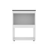 Balcão Adriana para Cooktop 4 ou 5 Bocas Branco - Ajl Móveis - 4