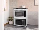 Ver imagem 1 de Balcão Adriana para Cooktop 4 ou 5 Bocas Branco - Ajl Móveis