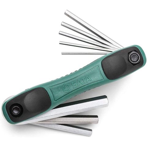 Jogo de Chave Allen Canivete 8 Peças 1,5 a 8mm - Sata