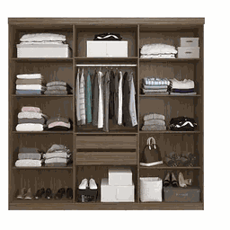 Guarda Roupa Ph1707 Cor Branco S/ Espelho com Pe - Herval - 2