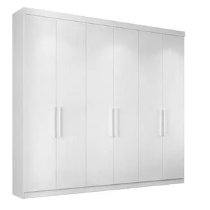 Guarda Roupa Ph1707 Cor Branco S/ Espelho com Pe - Herval