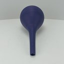 Ver imagem 2 de Vaso Garrafa Decorativo de Cerâmica Azul Navy 29x15x15cm Enfeite Sala Mesa