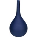 Ver imagem 1 de Vaso Garrafa Decorativo de Cerâmica Azul Navy 29x15x15cm Enfeite Sala Mesa