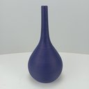 Ver imagem 5 de Vaso Garrafa Decorativo de Cerâmica Azul Navy 29x15x15cm Enfeite Sala Mesa