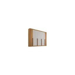 Guarda Roupa Casal 8 Pts Daymond Ripado Cinamomo Off White Ddoro - 1