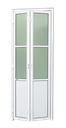 Ver imagem 1 de Porta Alumínio Camarão Lambril/Vidro D.L25 Branco 70 V.Boreal Brimak