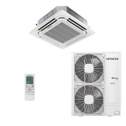Ar-Condicionado Split Cassete Inverter 4 Vias Hitachi AirCore 600 56.000 BTUs Quente/Frio 220V Monof - 1