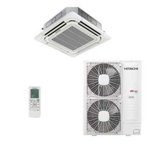 Ar-Condicionado Split Cassete Inverter 4 Vias Hitachi AirCore 600 56.000 BTUs Quente/Frio 220V Monof
