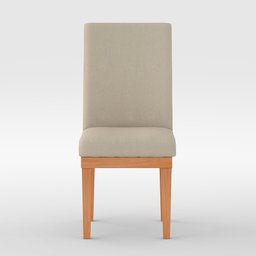 Cadeira de Jantar Reforçada Estofada - Balaqui Decor Cor:Bege - 3