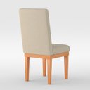 Ver imagem 4 de Cadeira de Jantar Reforçada Estofada - Balaqui Decor Cor:Bege
