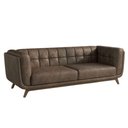 Ver imagem 1 de Sofa Living 2 Lugares Bellare 180 cm Pes Madeira Courino Tcs 729 Moll