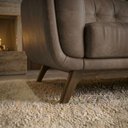 Ver imagem 6 de Sofa Living 2 Lugares Bellare 180 cm Pes Madeira Courino Tcs 729 Moll