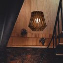 Ver imagem 6 de Lustre Pendente em Madeira Favo - Jequitiba