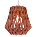Ver imagem 5 de Lustre Pendente em Madeira Favo - Jequitiba