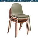 Ver imagem 6 de Kit 4 Cadeiras Bilbao Fratini Encosto Pp Verde Aloe Assento Almofada Verde Aloe Base Aço Verde Aloe
