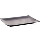 Ver imagem 6 de Travessa Retangular de Melamina para Sushi Sashimi 24,5x16,5cm Comida Japonesa Lyor Preto