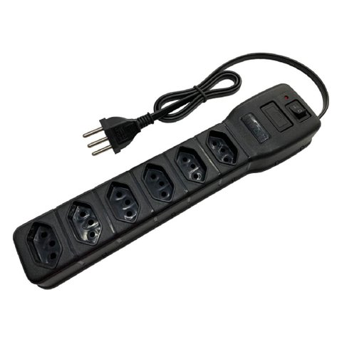 Filtro de Linha Power Line PLPS6T Plástico Bivolt 1540VA - 21442 - MULTICRAFT