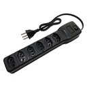 Ver imagem 1 de Filtro de Linha Power Line PLPS6T Plástico Bivolt 1540VA - 21442 - MULTICRAFT