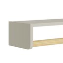 Ver imagem 2 de Prateleira Theo 70,6cm Areia Fosco/madeira Natural - Reller Móveis