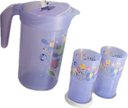 Ver imagem 3 de Tupperware Kit 3 Peças Jarra e Copos Ilúmina Viva Tulipas