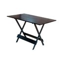 Ver imagem 4 de Conjunto de Mesa 120x70 com Mesa Aparador - Tabaco