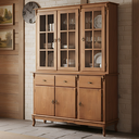 Ver imagem 1 de Arca Oratório de Madeira com Cruzetas Florença 6 Portas e 3 Gavetas Meyer Móveis - Imbuia Glazer