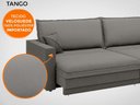Ver imagem 7 de Sofá Tango 2,20M Sem Caixa, Retrátil e Reclinável Velosuede Cinza - Netsofás