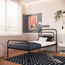 Ver imagem 1 de Cama Solteiro em Ferro Juliet:preto