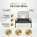 Ver imagem 6 de Cama Solteiro em Ferro Juliet:Preto