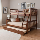 Ver imagem 4 de Treliche Casal/solteiro de Madeira Maciça com Cama Auxiliar Resistente