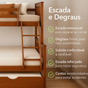 Ver imagem 5 de Treliche Casal/solteiro de Madeira Maciça com Cama Auxiliar Resistente